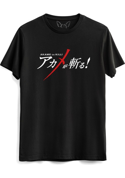 Akame Ga Kill Anime Siyah Tshirt