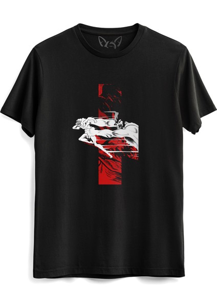 Devilman Crybaby Anime Siyah Tshirt