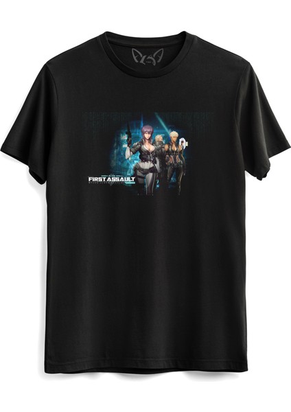 Ghost In The Shell Siyah Tshirt