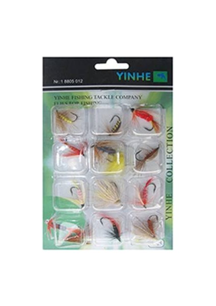Fly Sinek Iğne Seti Hg 8805 - 1 Paket 12Lİ