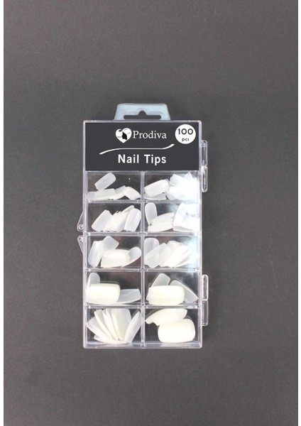 100'LÜ Kutulu Takma Tırnak - Nail Tips 2 No