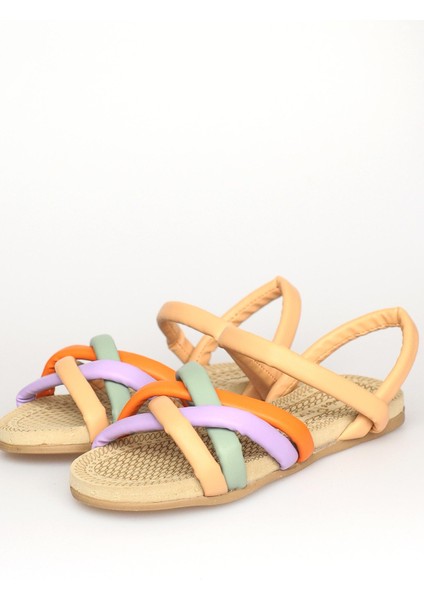 Çapraz Ince Bant Rahat Taban Kadın Sandalet 41-25-22NUTLILA modelleri