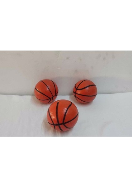 3'lü Küçük Top Basketbol Topu Plastik Top