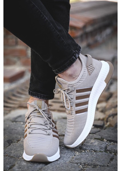 Ald Şerit Detaylı Kalın Taban Erkek Sneaker