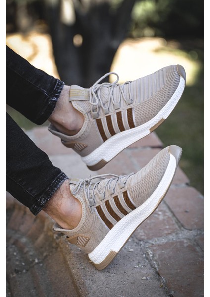Ald Şerit Detaylı Kalın Taban Erkek Sneaker