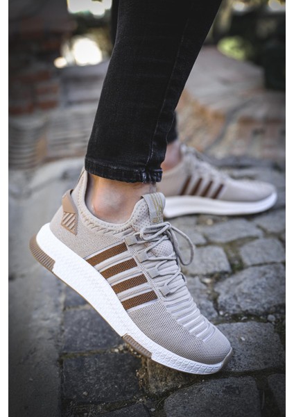 Ald Şerit Detaylı Kalın Taban Erkek Sneaker