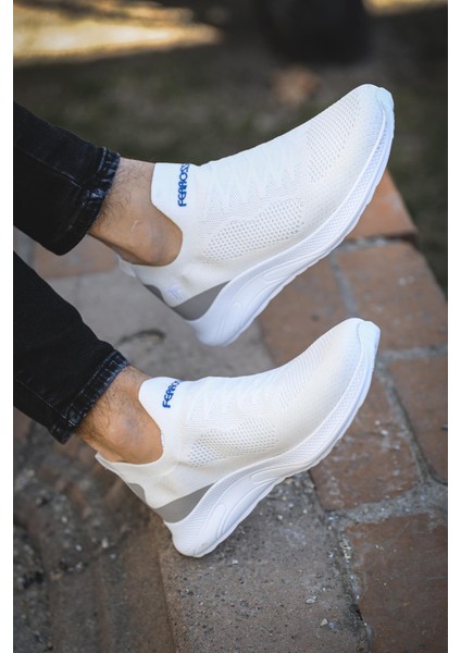 Ossa Slip On Nefes Alan Kalın Taban Erkek Sneaker