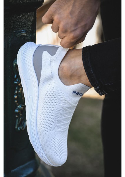 Ossa Slip On Nefes Alan Kalın Taban Erkek Sneaker