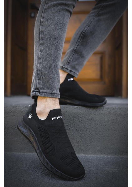 Ossa Slip On Nefes Alan Kalın Taban Erkek Sneaker