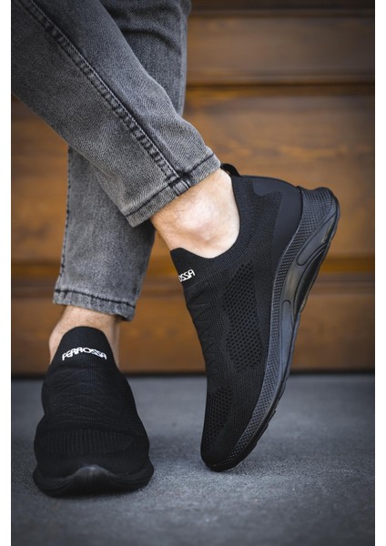 Ossa Slip On Nefes Alan Kalın Taban Erkek Sneaker