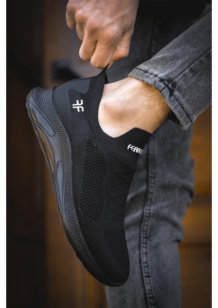 Ossa Slip On Nefes Alan Kalın Taban Erkek Sneaker