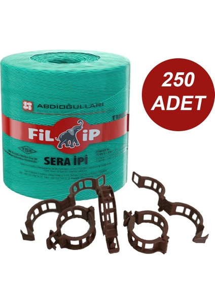 Fi̇li̇p Sera Ipi̇ Orji̇nal Bi̇tki̇ Kli̇psi̇ Paketi̇ Şeffaf Domates Kli̇psi̇ (Tüm Bi̇tki̇ler Ile Uyumlu Kli̇ps) 250 Adet