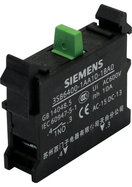 Sıemens 3SB6400-1AA10-1CA0 1nc Monoblok Kontak Bloğu 1nc
