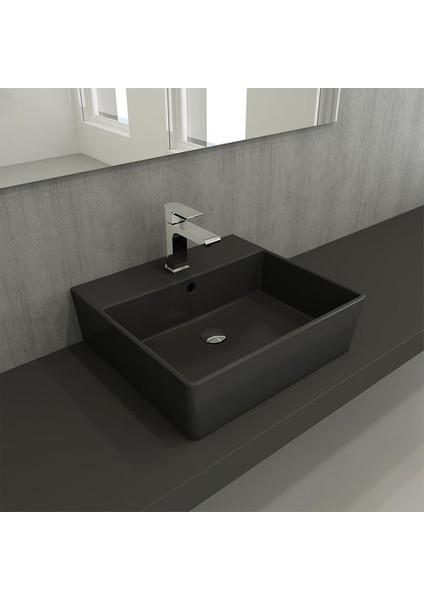 Bocchi Milano Lavabo 50 Cm Mat Antrasit 1216-020-0126 fiyatları