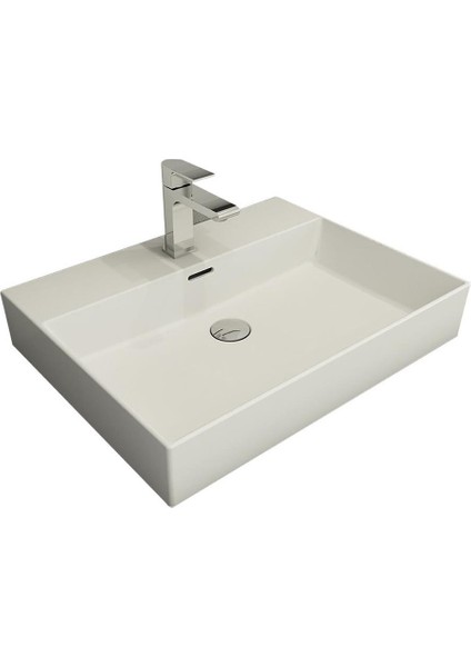 Bocchi Milano Lavabo 60 Cm Mat Beyaz 1376-002-0126
