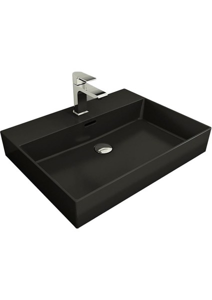 Bocchi Milano Lavabo 60 Cm Mat Siyah 1376-004-0126