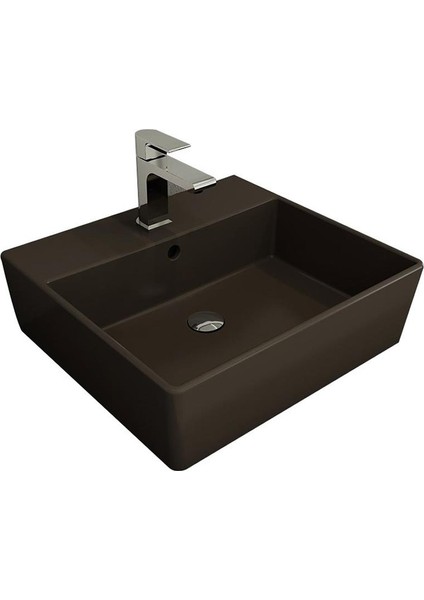 Bocchi Milano Lavabo 50 Cm Mat Kahverengi 1216-025-0126