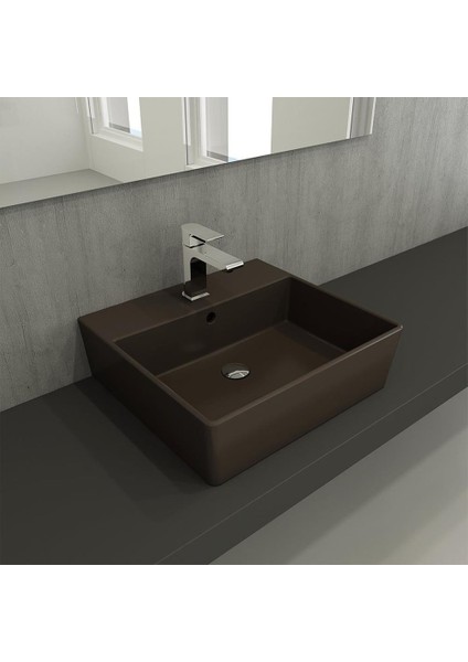 Bocchi Milano Lavabo 50 Cm Mat Kahverengi 1216-025-0126 fiyatları