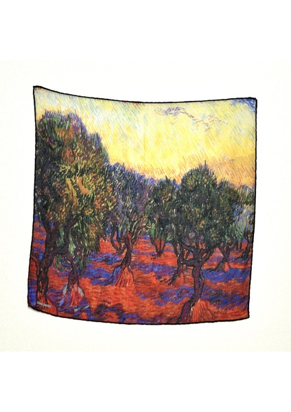 Fular Bandana Van Gogh Cafe Olive Tree