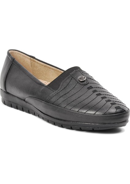 144 Siyah Comfort Içi Hakiki Deri Kadın Günlük Ayakkabı modelleri