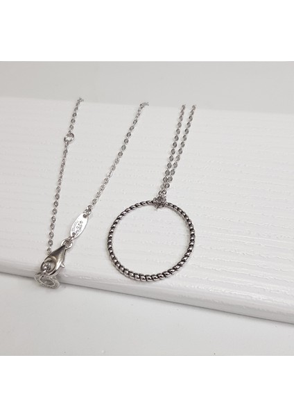 TS001533 Yous Les Jours (Gündelik) Çember 925 Ayar Gümüş H.ürün Unisex Kolye 48 cm fiyatları