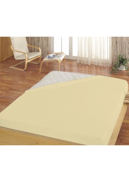 Ekstra Çift Kişilik Penye Lastikli Çarşaf 200 x 200 cm