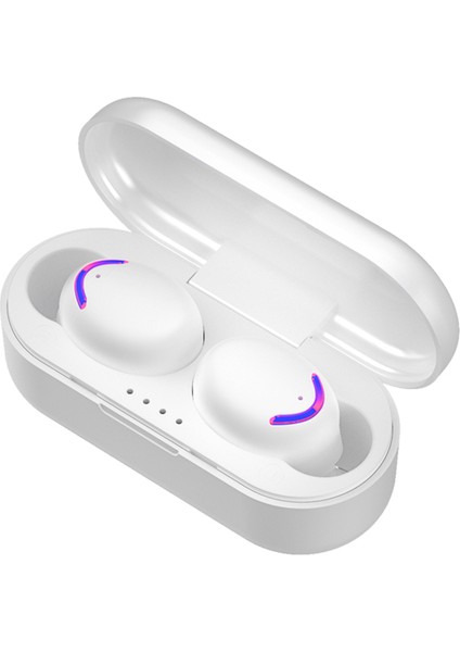 Bluetooth Uyumlu Ergonomik Kulaklık - Beyaz (Yurt Dışından)