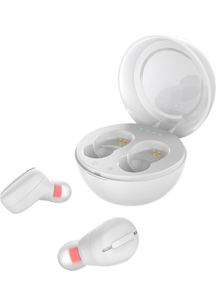 Bluetooth Uyumlu Ergonomik Kulaklık - Beyaz (Yurt Dışından)