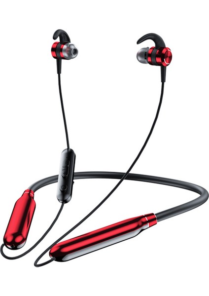 Bluetooth Uyumlu Ergonomik Kulaklık - Kırmızı (Yurt Dışından)