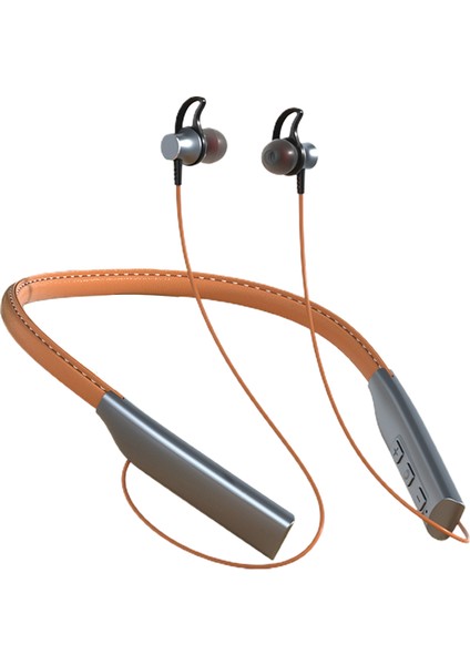 Bluetooth Uyumlu Ergonomik Kulaklık - Kahverengi (Yurt Dışından)