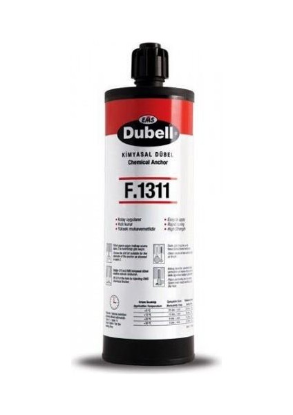 Ems F.1311 Epoksi Kimyasal Dübel 410 ml