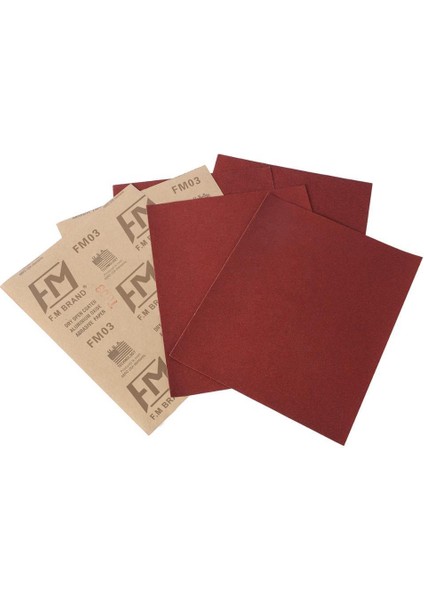 Atlas Su Zımparası Yumuşak Kağıt Sulu Kuru Yüksek Kalite 23X28 cm 10 Adet Karma Paket
