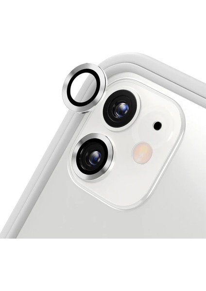 Apple iPhone 11 / 12 / 12 Mini Uyumlu Kamera Lens Temperli Koruyucu 2'li