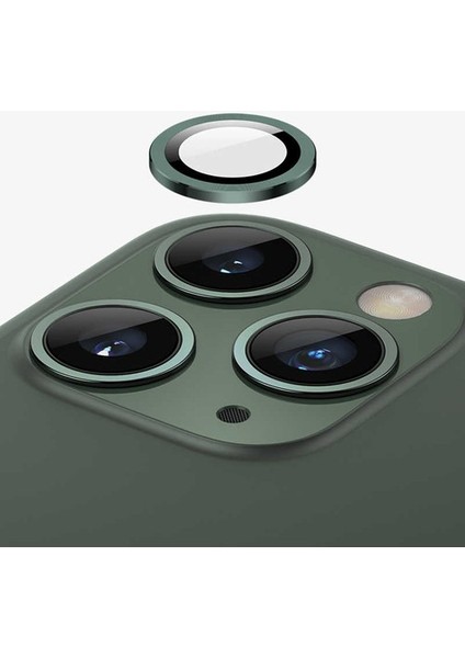 Apple iPhone 11 Pro / 11 Pro Max / 12 Pro Uyumlu Kamera Lens Temperli Koruyucu 3'lü
