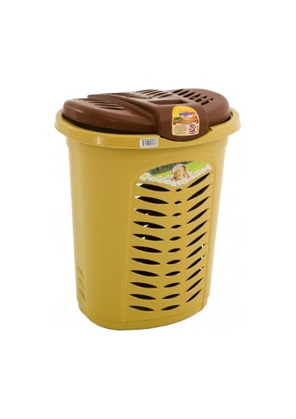 Kapaklı Çamaşır Sepeti (Plastik)