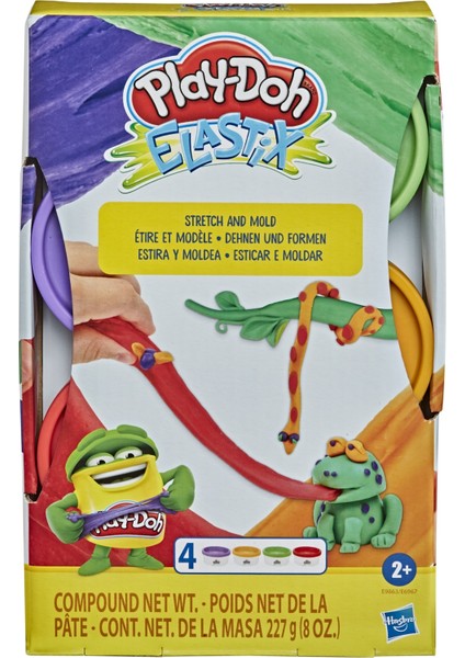 Elastik 4lü Hamur (Mor-Turuncu-Yeşil-Kırmızı) E9863