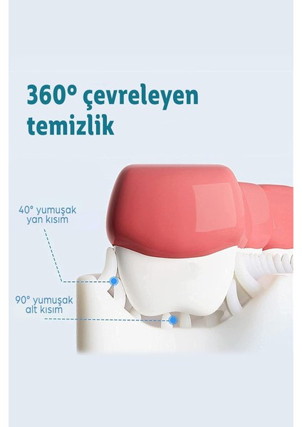 U Şekli Diş Fırçası Yeni Nesil Fırça Mavi (2-6 Yaş) modelleri