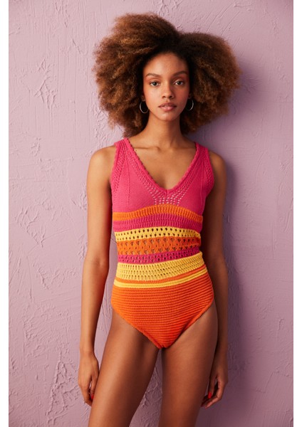 Çok Renkli Triko Leya Mayo fiyatları