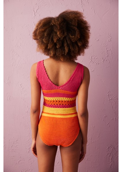 Çok Renkli Triko Leya Mayo indirimleri