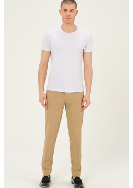 P2021 Dewberry Dezzy Erkek Pantolon-Taba