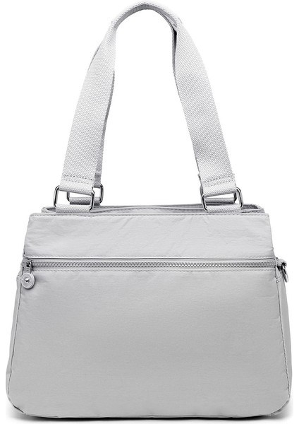 Krinkıl Kumaş Omuz Çantası BC 1125 - Açık Gri fiyatları