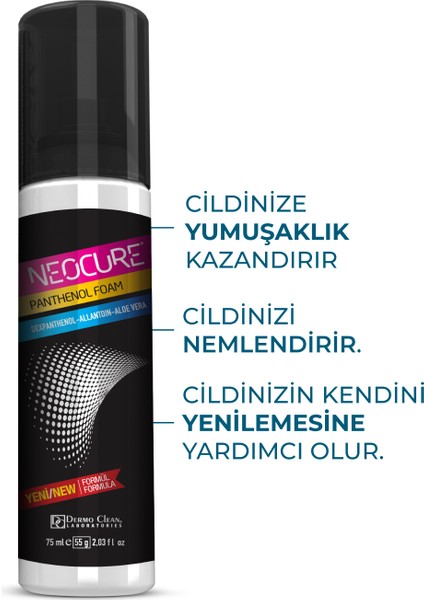 Dermo Clean Neocure Saç Ekimi Sonrası Panthenol Köpük 75 ml