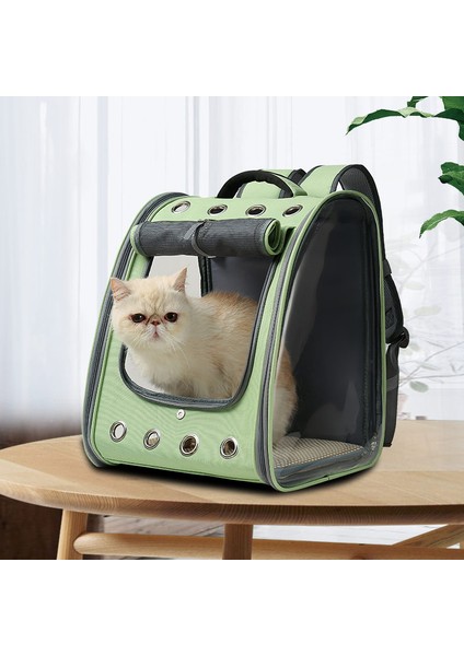 Ldlc QS-027 Şeffaf Pvc Oxford Bez Sırt Çantası Pet Köpek Kedi Omuzları Çanta Seyahat Pet Taşıyıcı - Pembe (Yurt Dışından) fiyatları