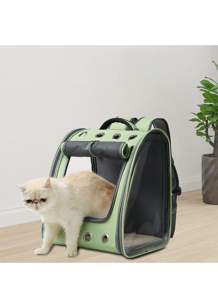 Ldlc QS-027 Şeffaf Pvc Oxford Bez Sırt Çantası Pet Köpek Kedi Omuzları Çanta Seyahat Pet Taşıyıcı - Pembe (Yurt Dışından) fırsatları