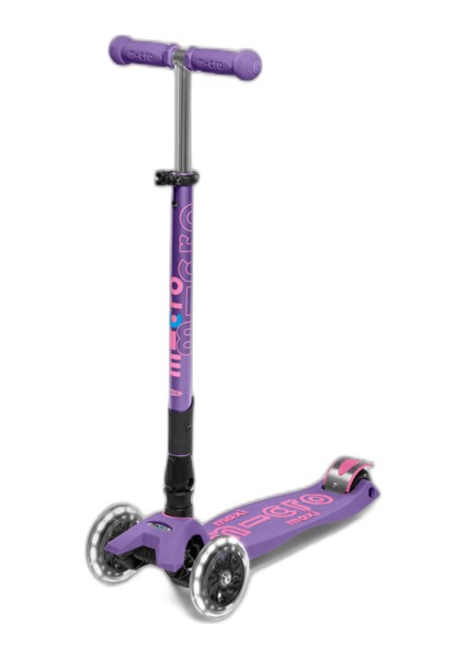 Maxi Micro Deluxe Foldable Purple (Led) Çocuk Mor Scooter MCR.MMD100