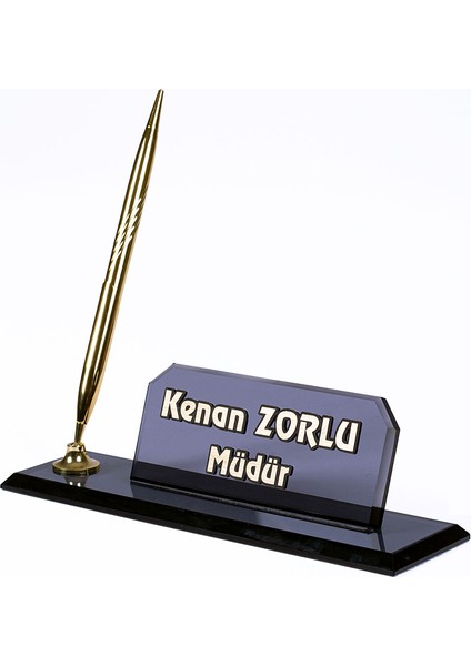 Kişiye Özel Elf Kristal Masa İsimliği Ofis Masaüstü İsimlik fiyatları