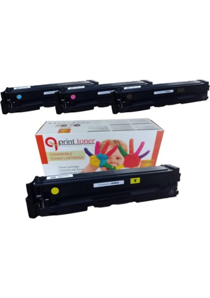 Hp 201A-CF400A/401A/402A/403A Set Muadil Toner