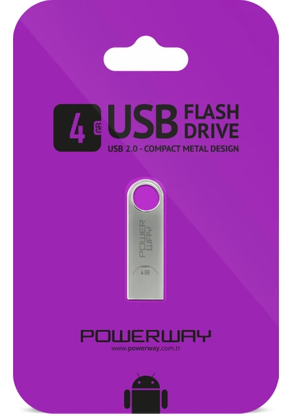 4 GB Metal Flash Bellek Metal Tasarım Usb Bellek The Latest Tecnology Chipset Data Traveler