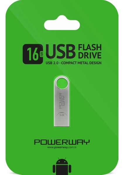 16 GB Metal Flash Bellek Metal Tasarım Usb Bellek The Latest Tecnology Chipset Data Traveler