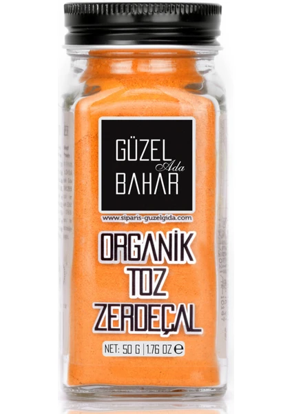 Güzel Ada Gıda Organik Toz Zerdeçal 50 gr